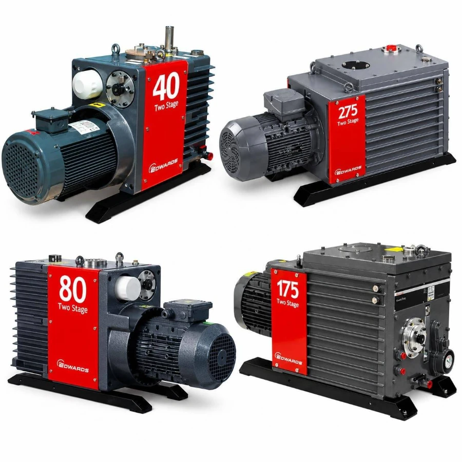 Large EM rotary vane pumps